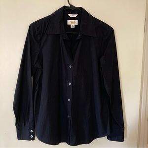 Talbots Black Blouse, women’s size 8
